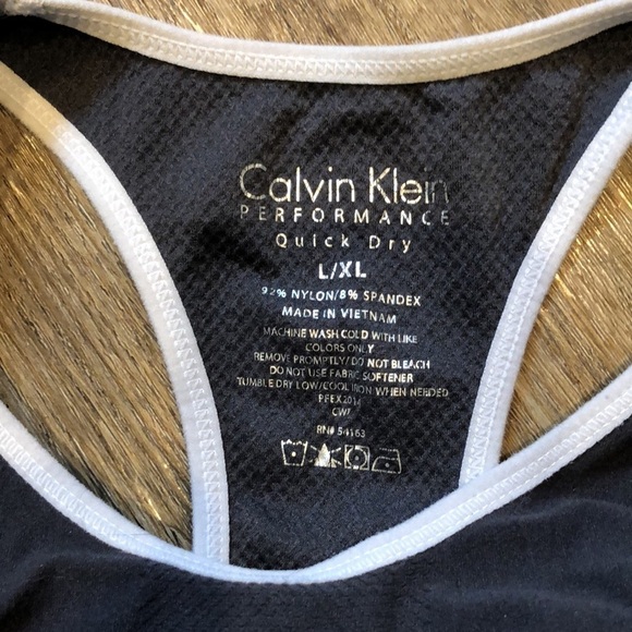 Calvin Klein Performance Dry Fit Razor Back Tank - Picture 4 of 7